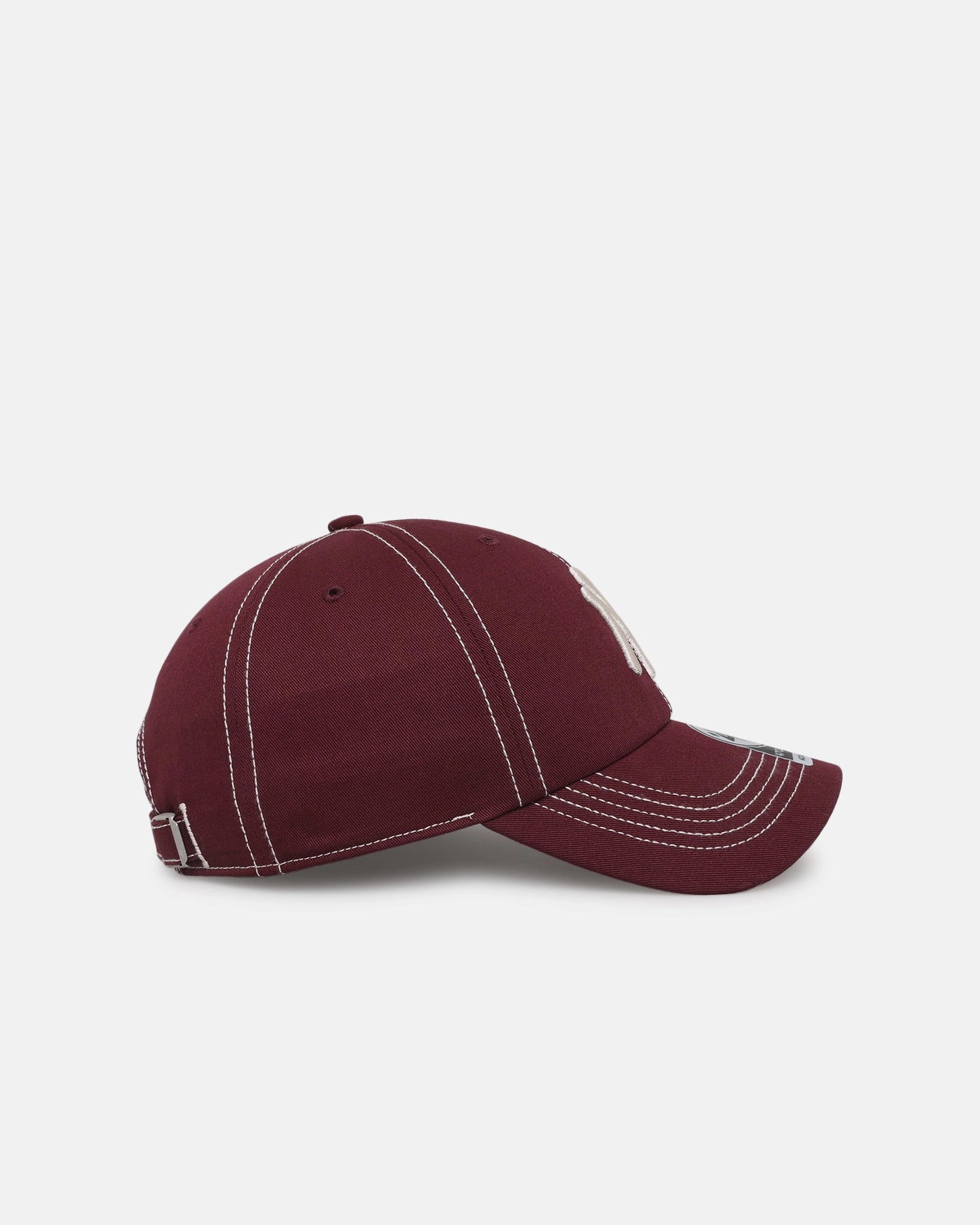 47 Brand New York Yankees 47 Clean Up Strapback Dark Maroon