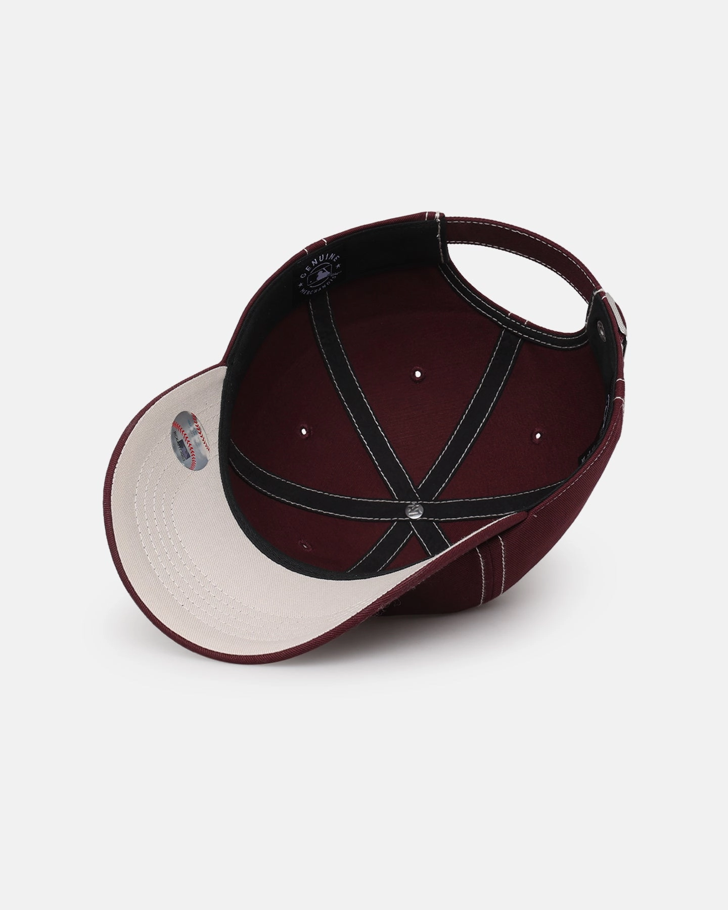 47 Brand New York Yankees 47 Clean Up Strapback Dark Maroon