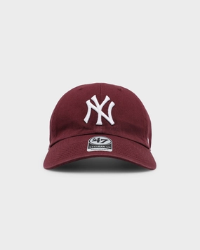 47 Brand New York Yankees '47 Clean Up Strapback Dark Maroon