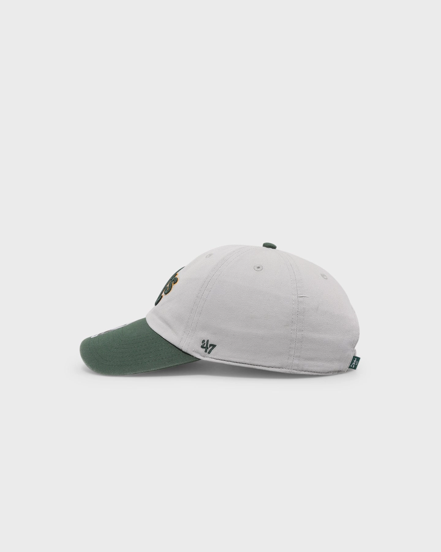 47 Brand Oakland Athletics Two Tone '47 Clean Up Strapback Grey