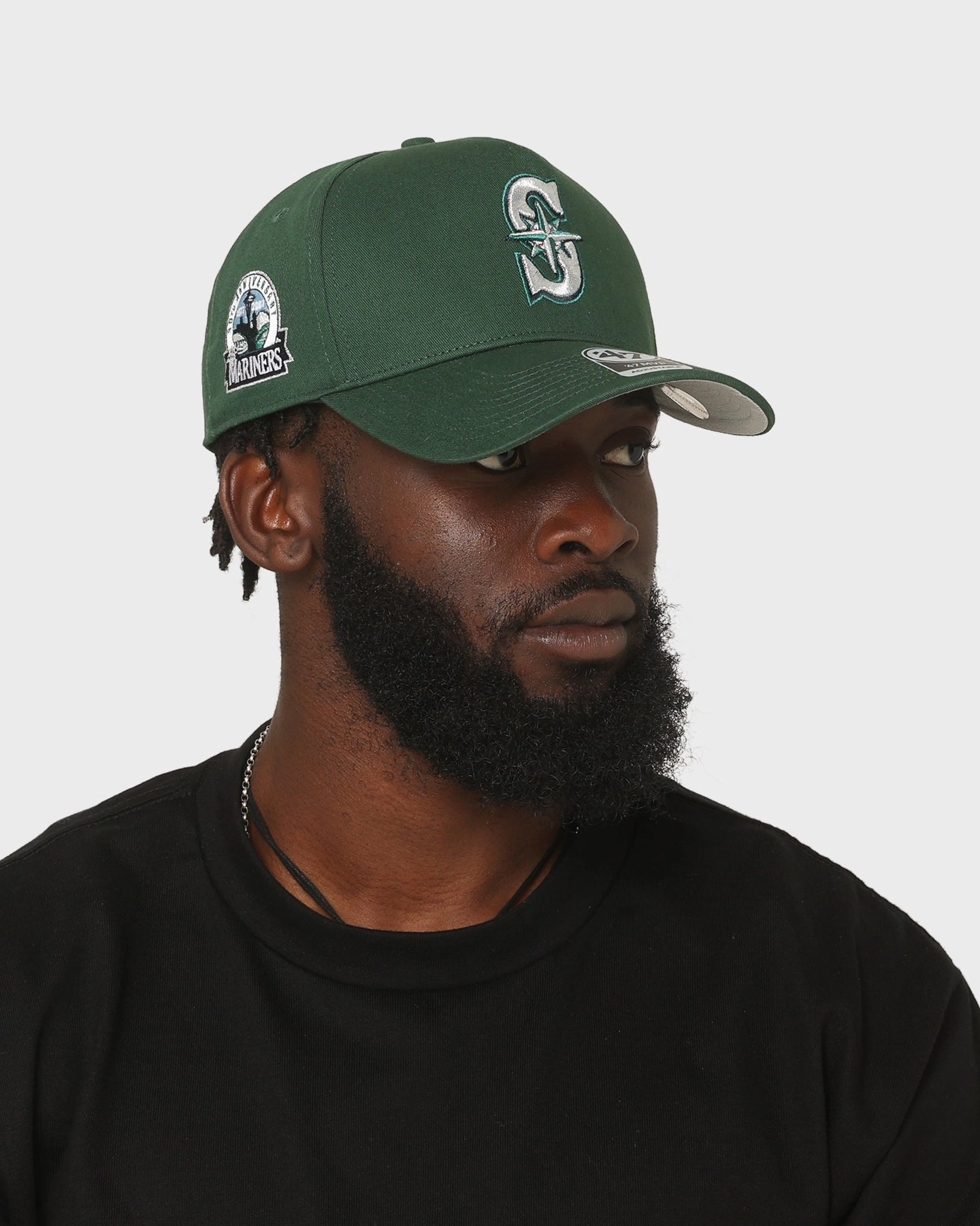 47 Brand Seattle Mariners Sure Shot MVP DT Snapback Dark Green/Red