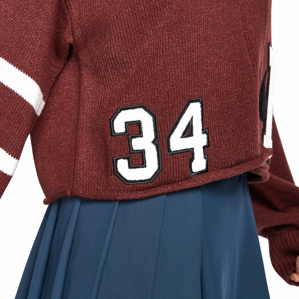 '  YOON Cardigan 'Dark Team Red'