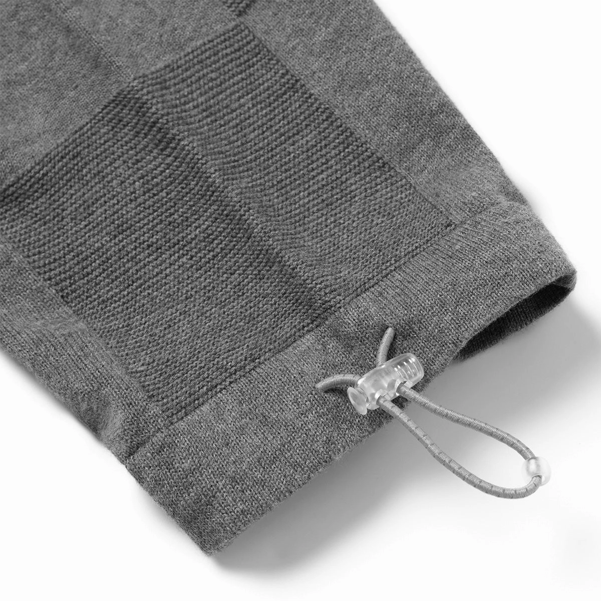   AES G.A.T-01K Checkerboard Knit Polo Shirt 'Grey'
