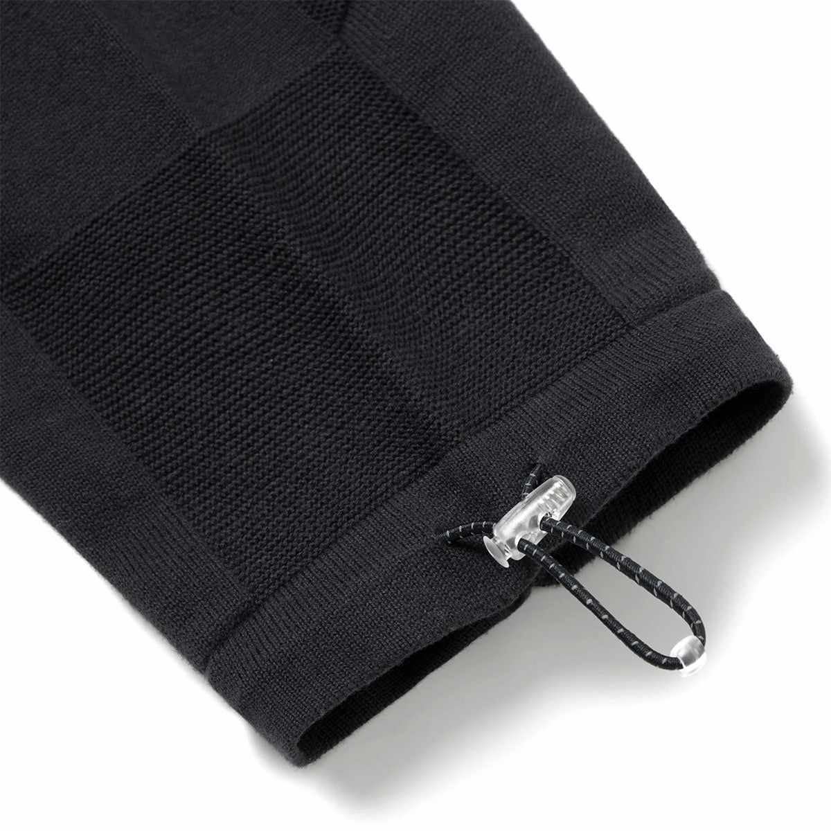   AES G.A.T-01K Checkerboard Knit Polo Shirt 'Shadow'