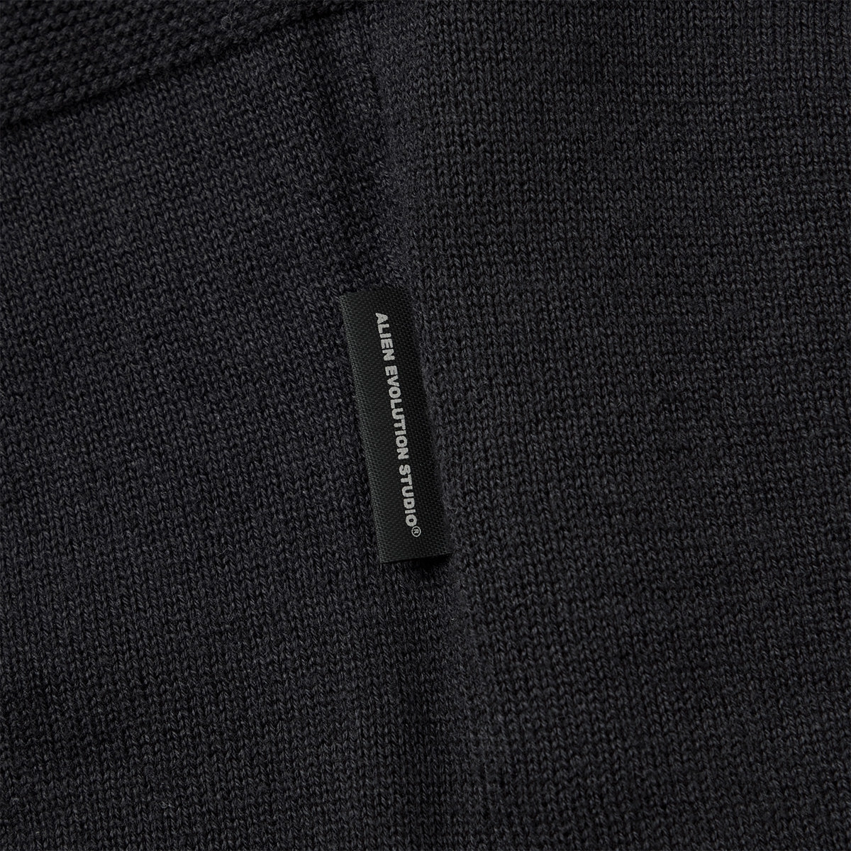   AES G.A.T-01K Checkerboard Knit Polo Shirt 'Shadow'