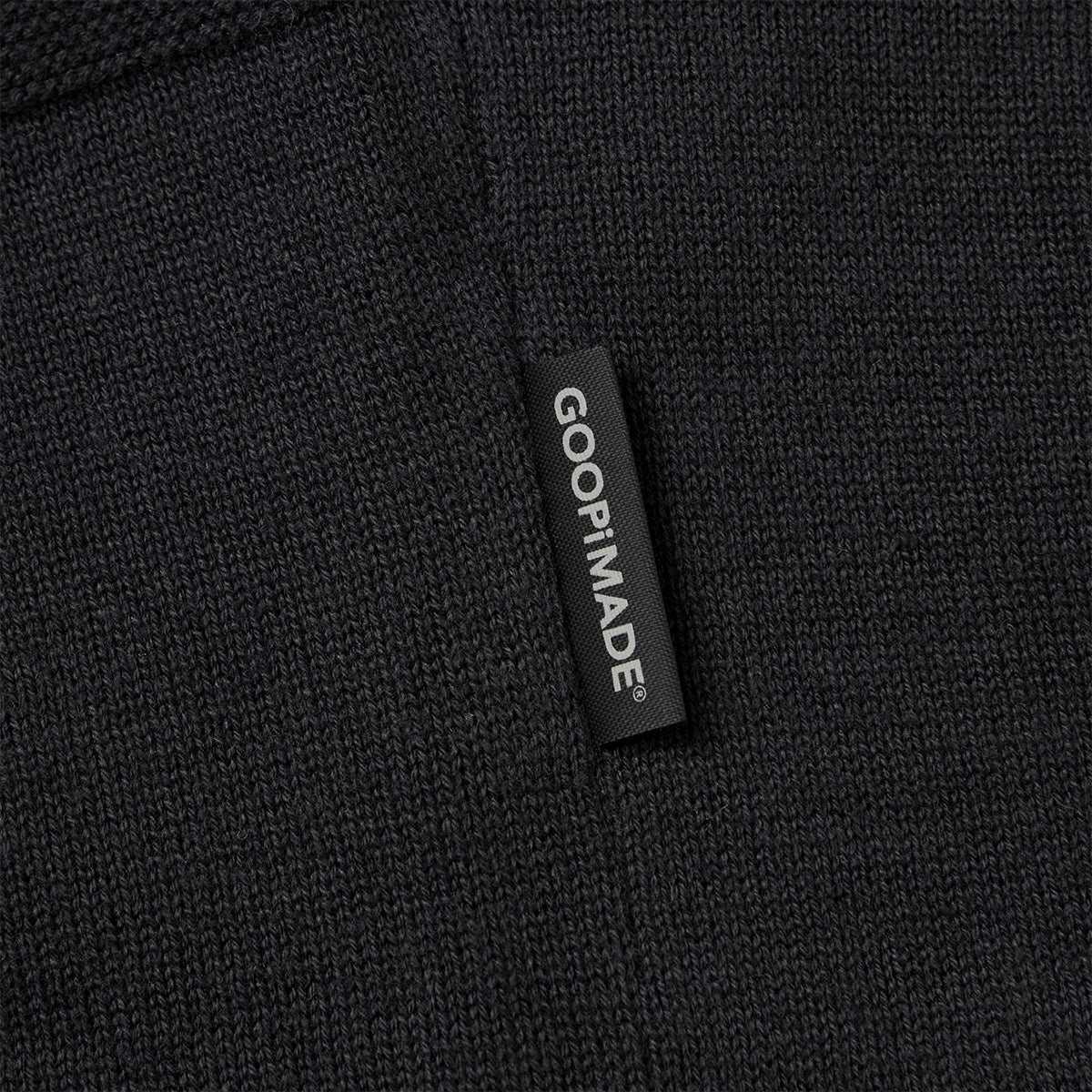   AES G.A.T-01K Checkerboard Knit Polo Shirt 'Shadow'