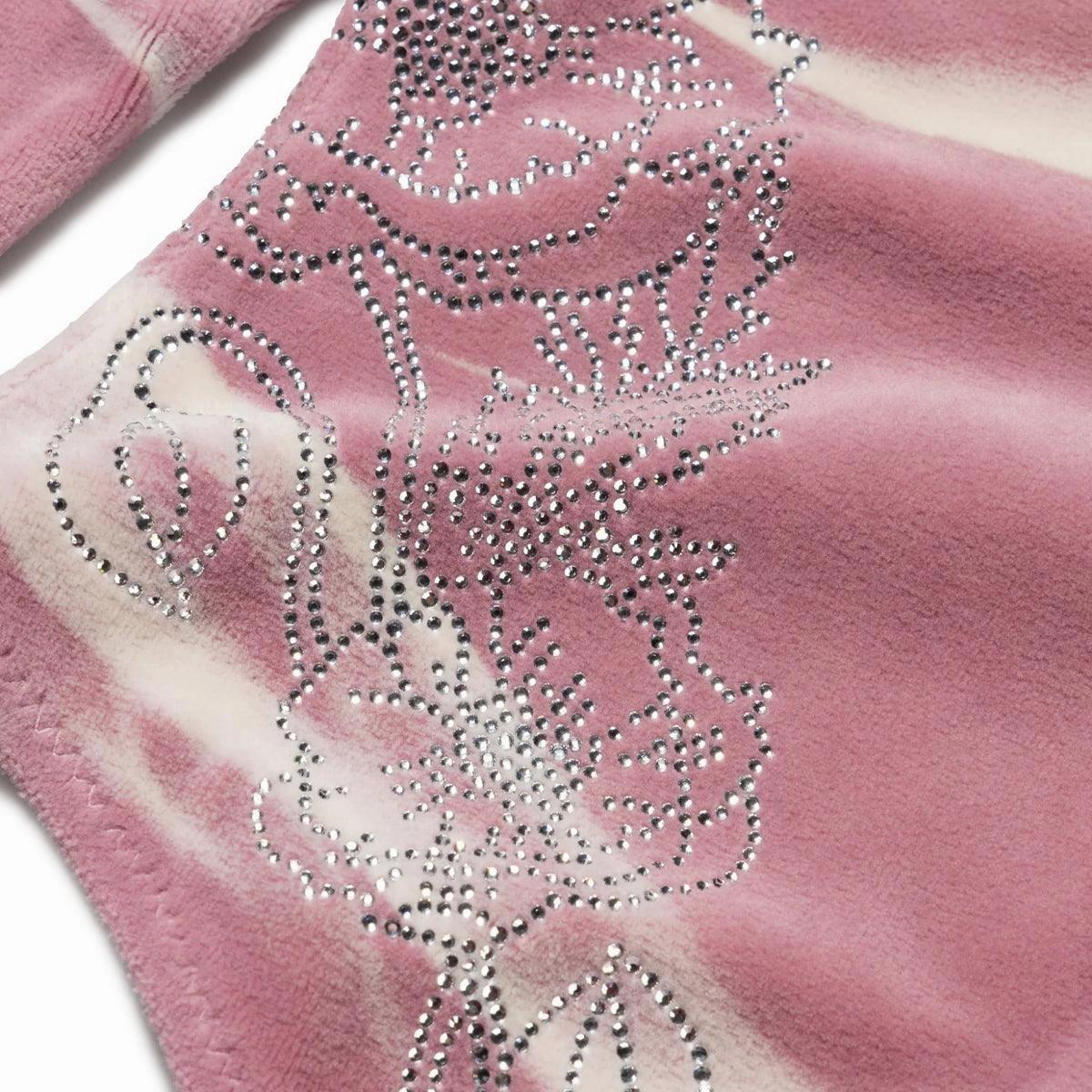   Juicy Couture Tie-Dye Velour Bodysuit 'Pink'