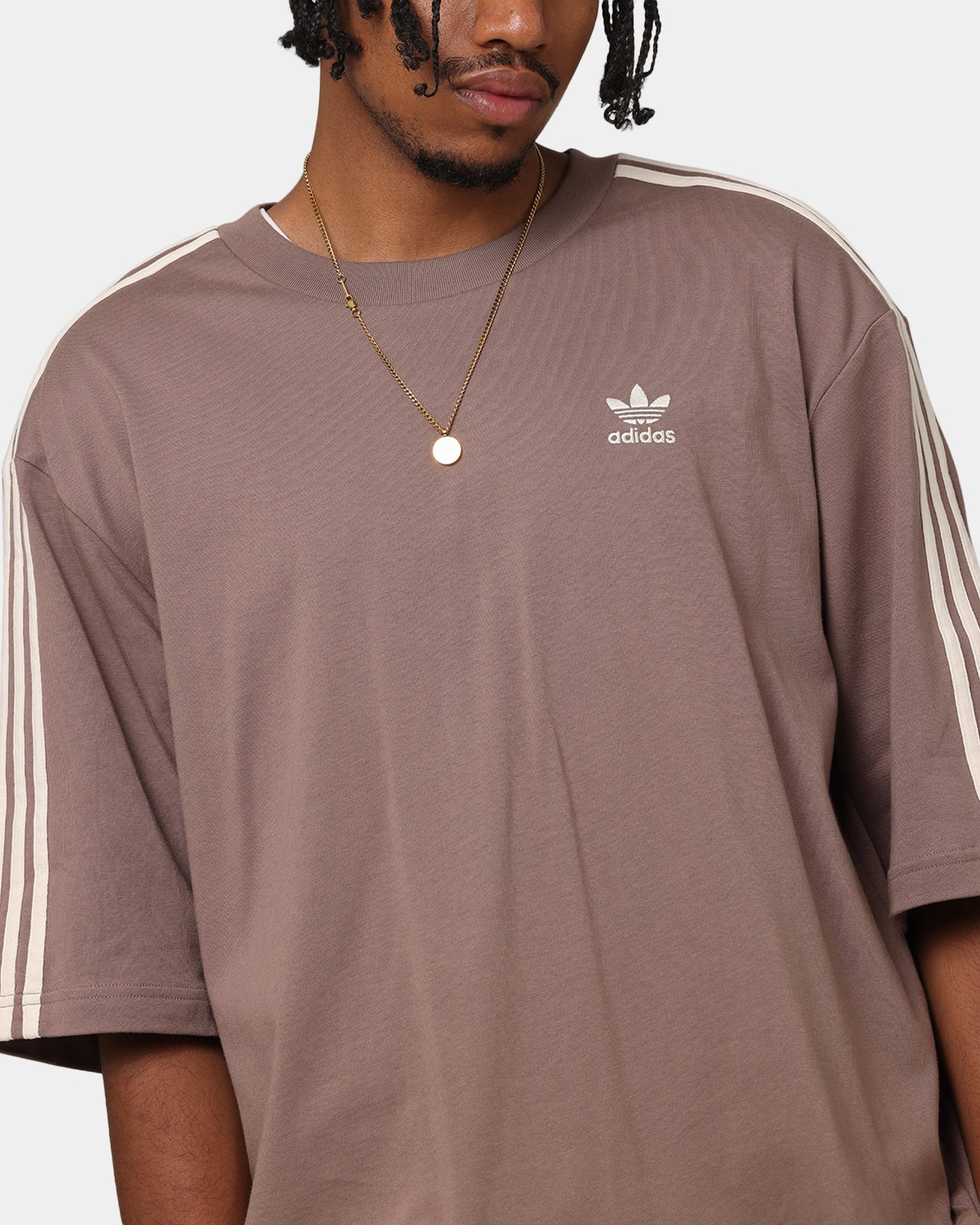 Adidas Oversized T-Shirt Brown