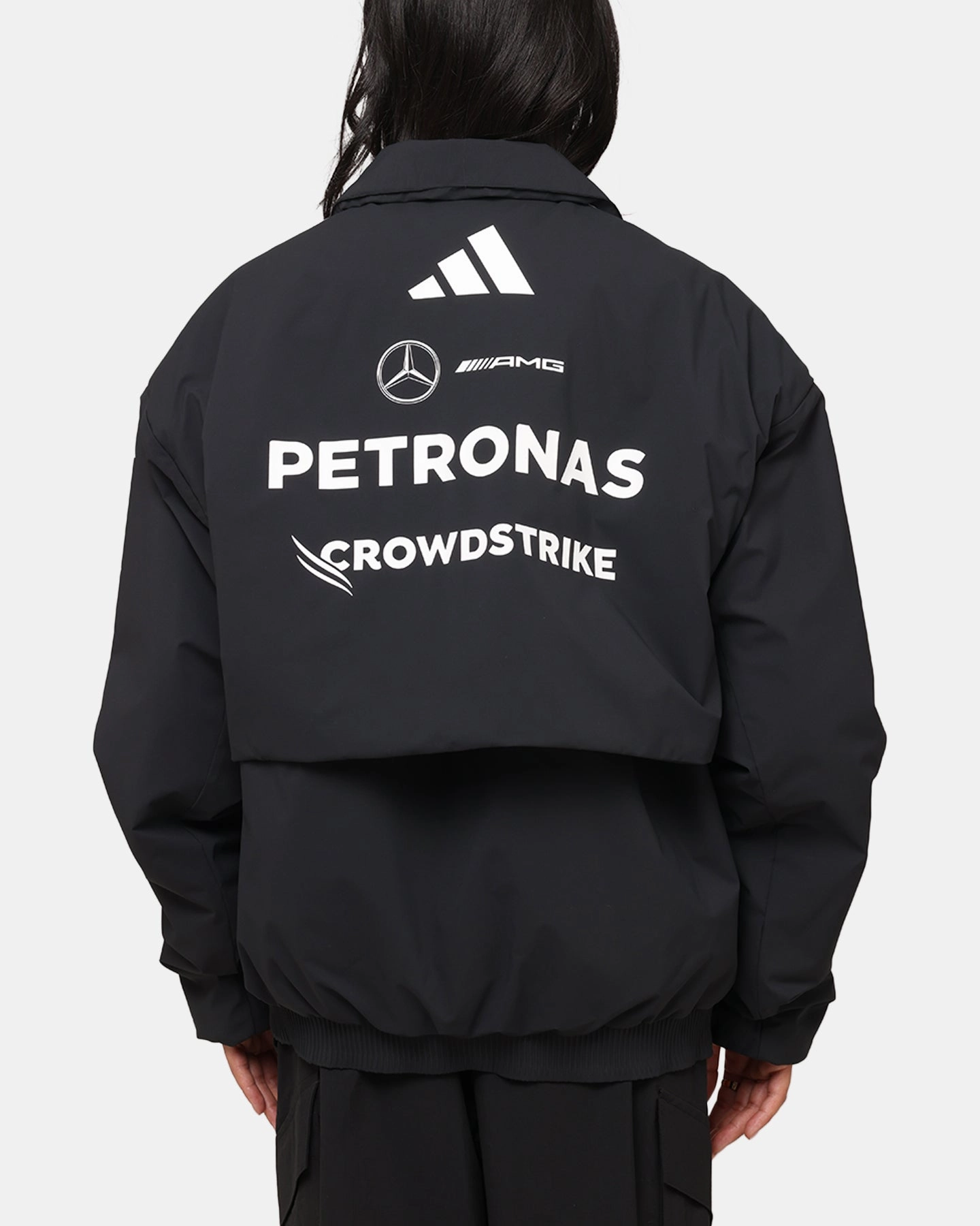 adidas x Mercedes-AMG PETRONAS Formula One F1 2025 Team Jacket Black/White