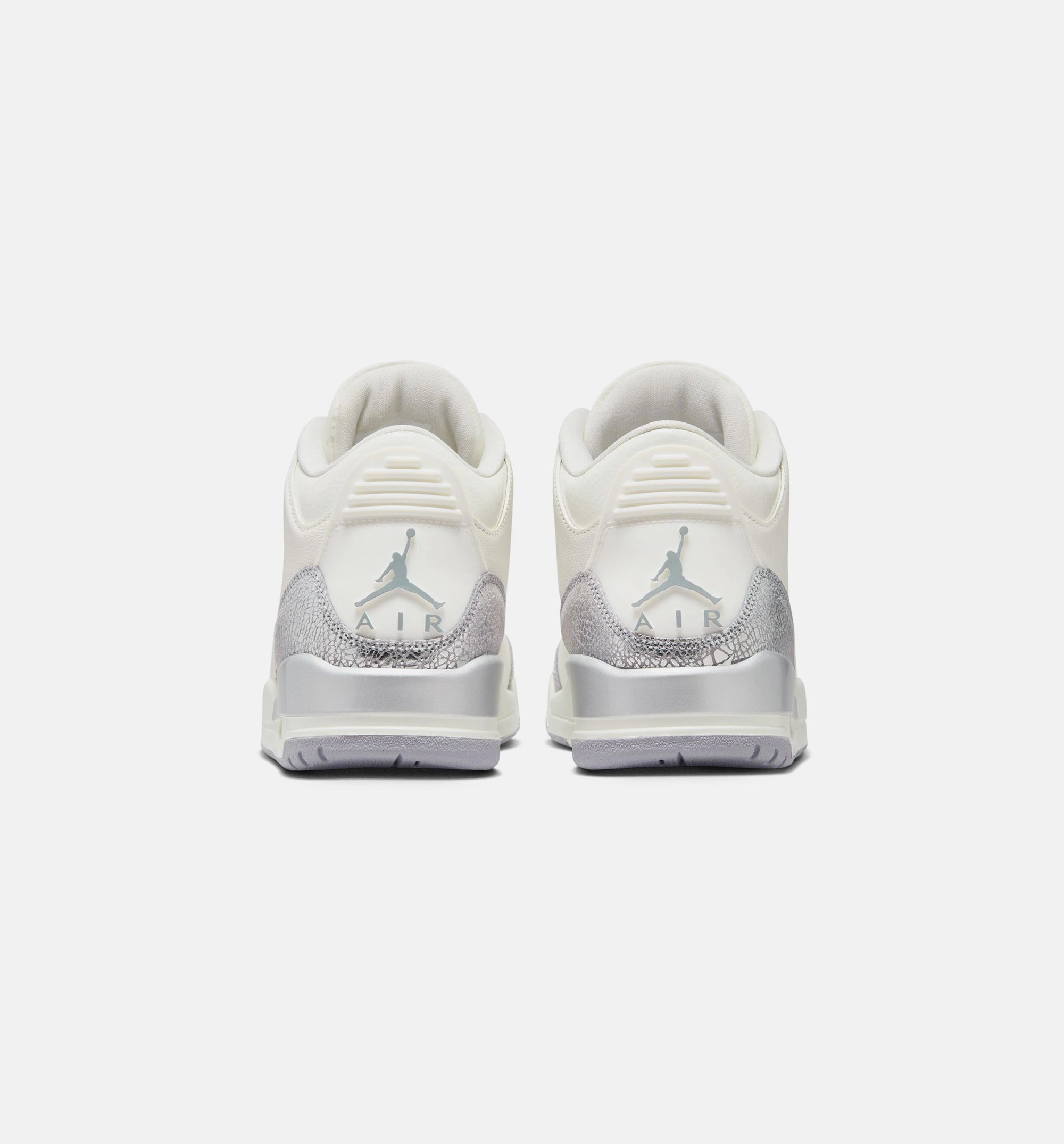 Air Jordan 3 Sail Cement Womens Lifestyle Shoe - Sail/Cement Grey/Metallic Silver Free Shipping