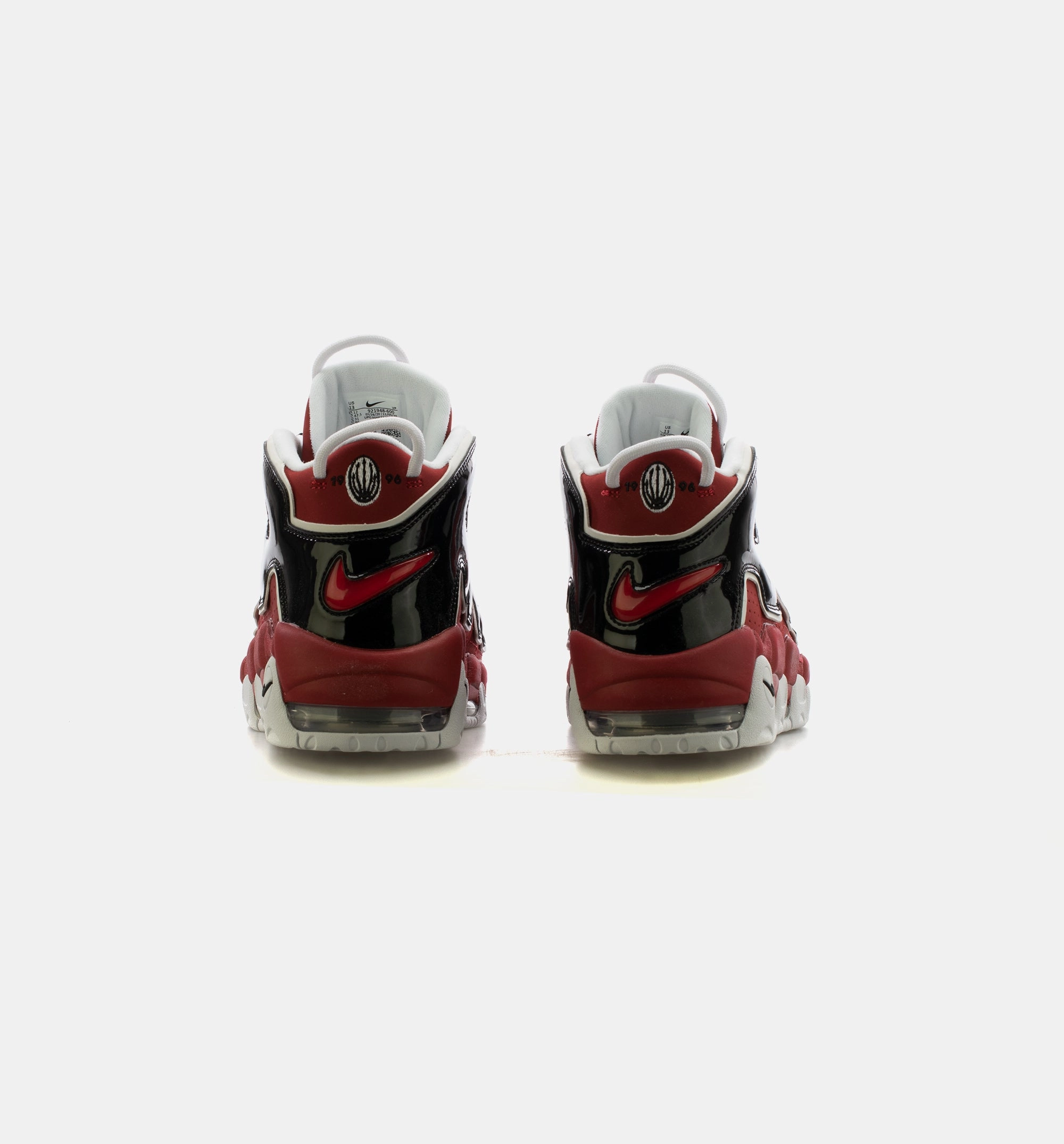 Air More Uptempo Bulls Mens Lifestyle Shoe - Red/Black