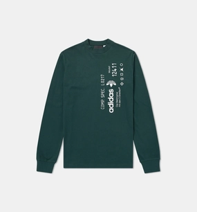 Alexander Wang X adidas Collection AW Long Sleeve Mens Shirt - Green/Green
