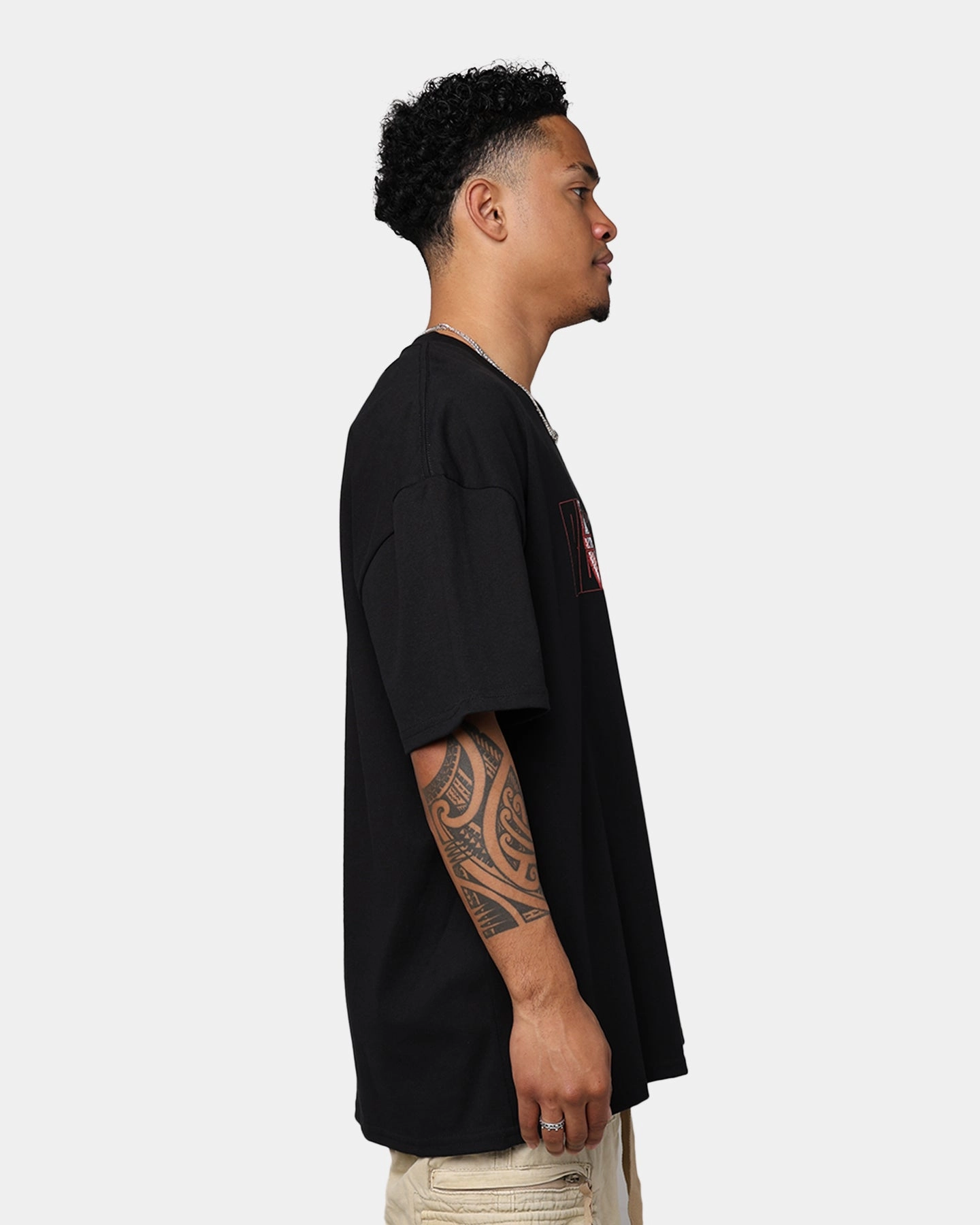 American Thrift X Power Rangers Red Ranger Box T-Shirt Black