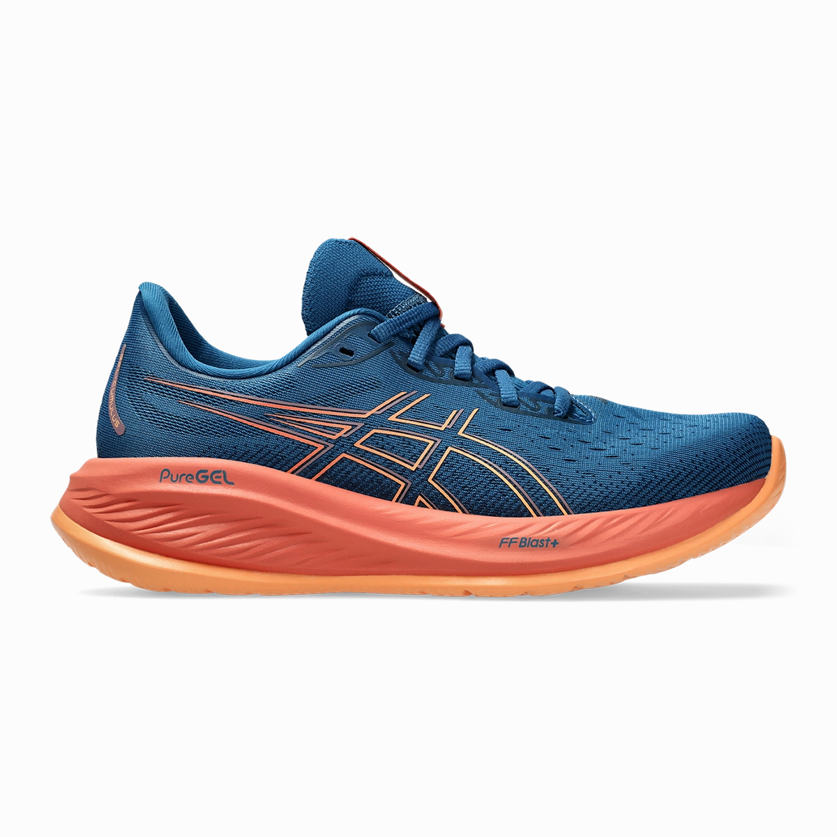 Asics Gel Cumulus 26 - Rich Navy - Faded Orange