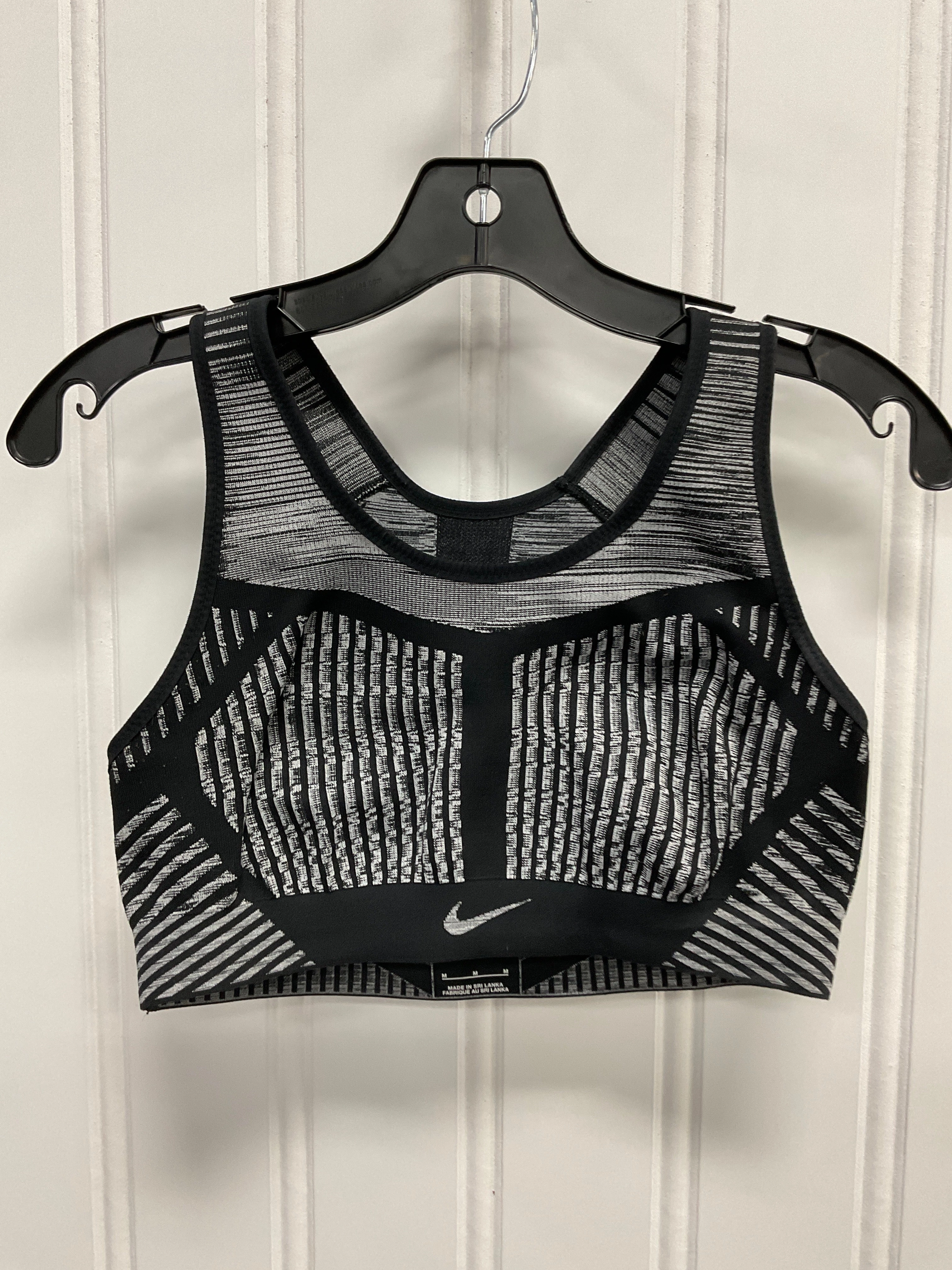 Athletic Bra By Nike Apparel In Black, Size:M