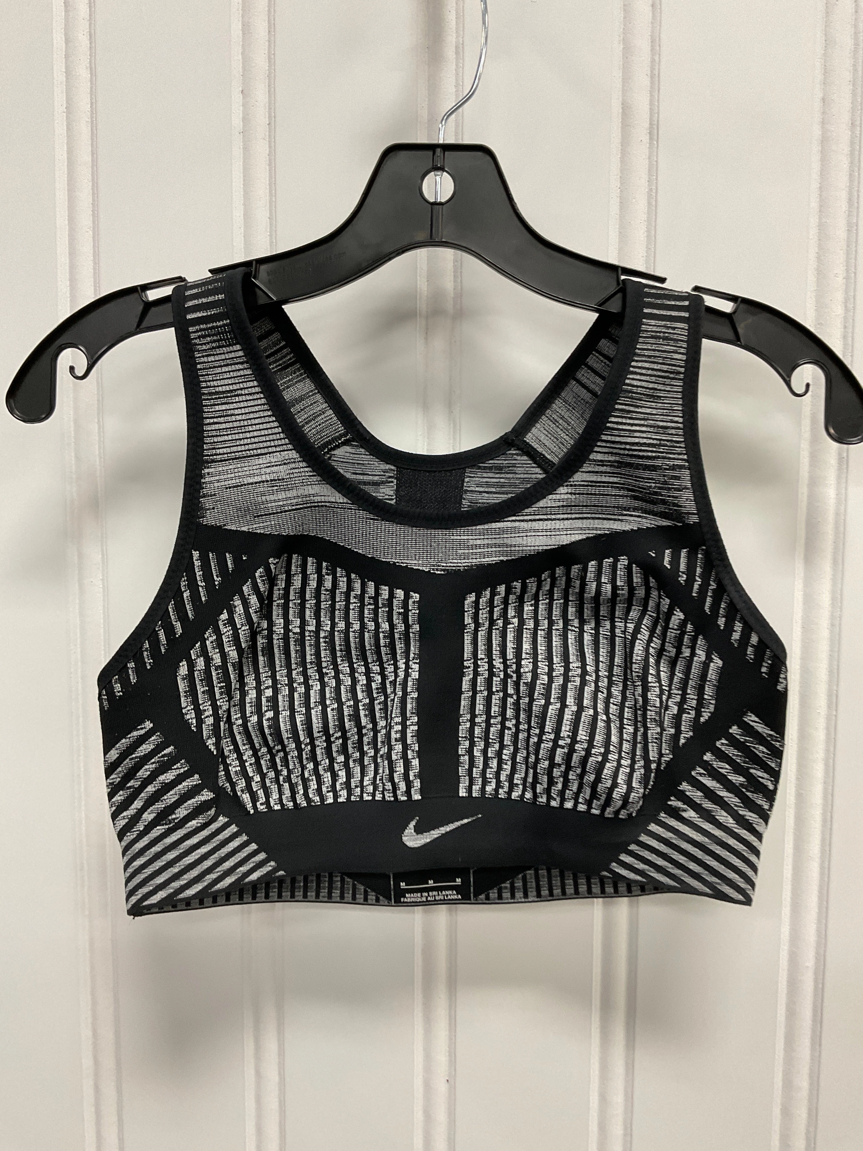 Athletic Bra By Nike Apparel In Black. Size:M