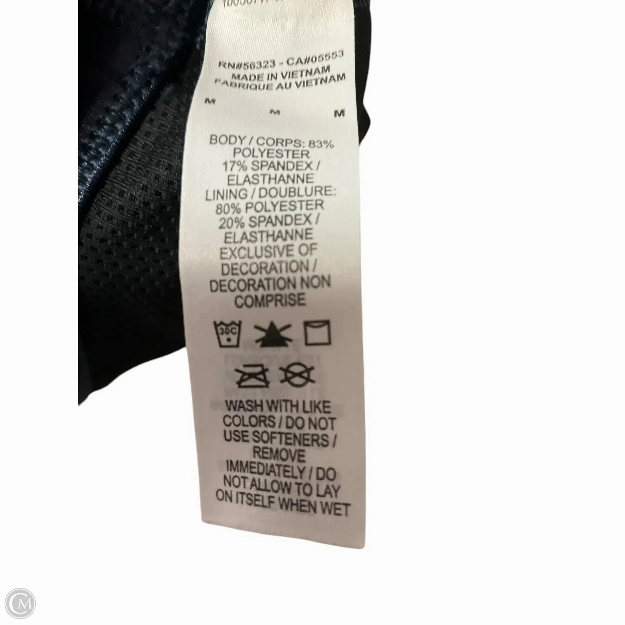 Athletic Bra By Nike Apparel In Camouflage Print, Size: M