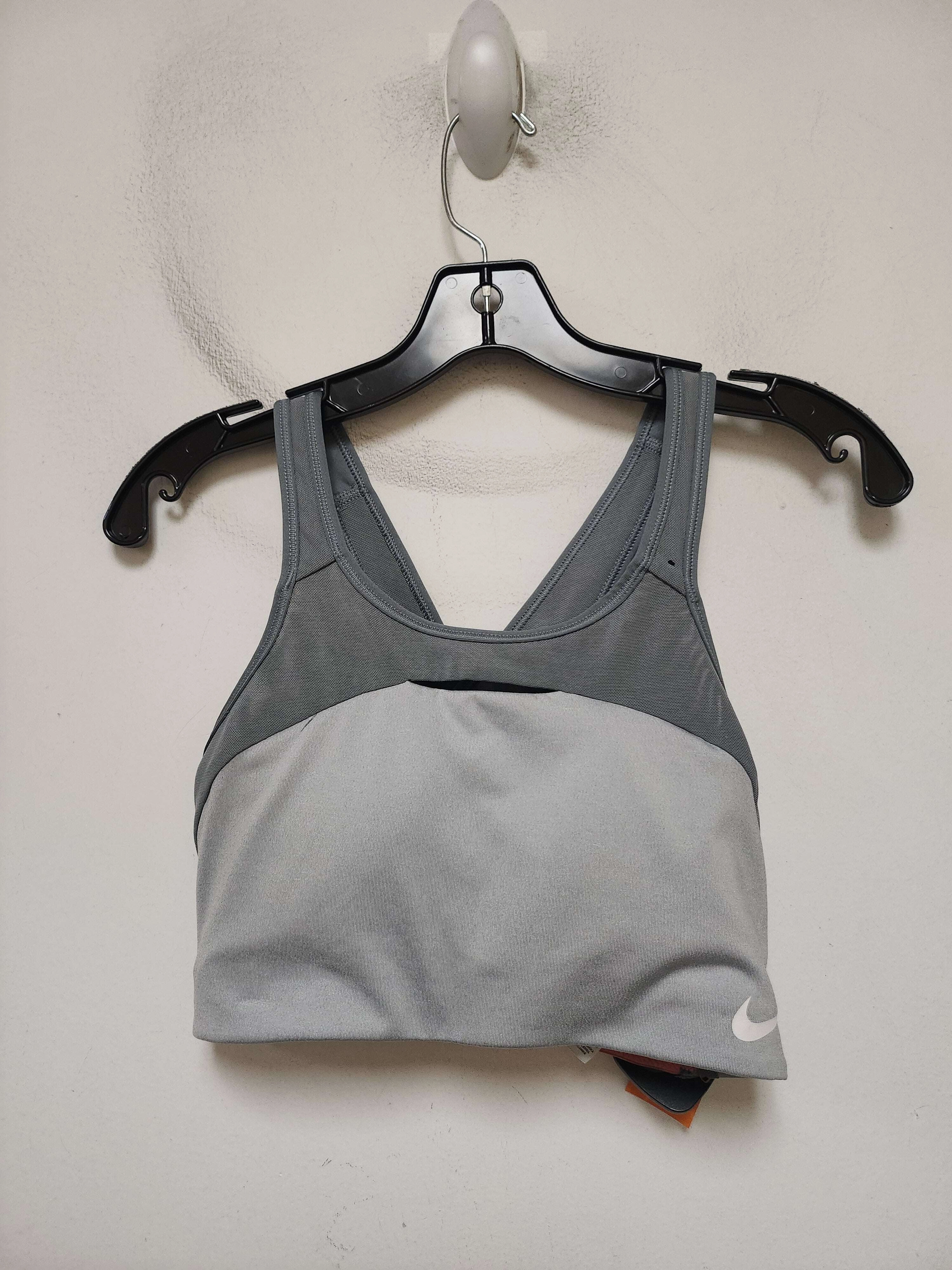 Athletic Bra By Nike Apparel In Grey, Size: M