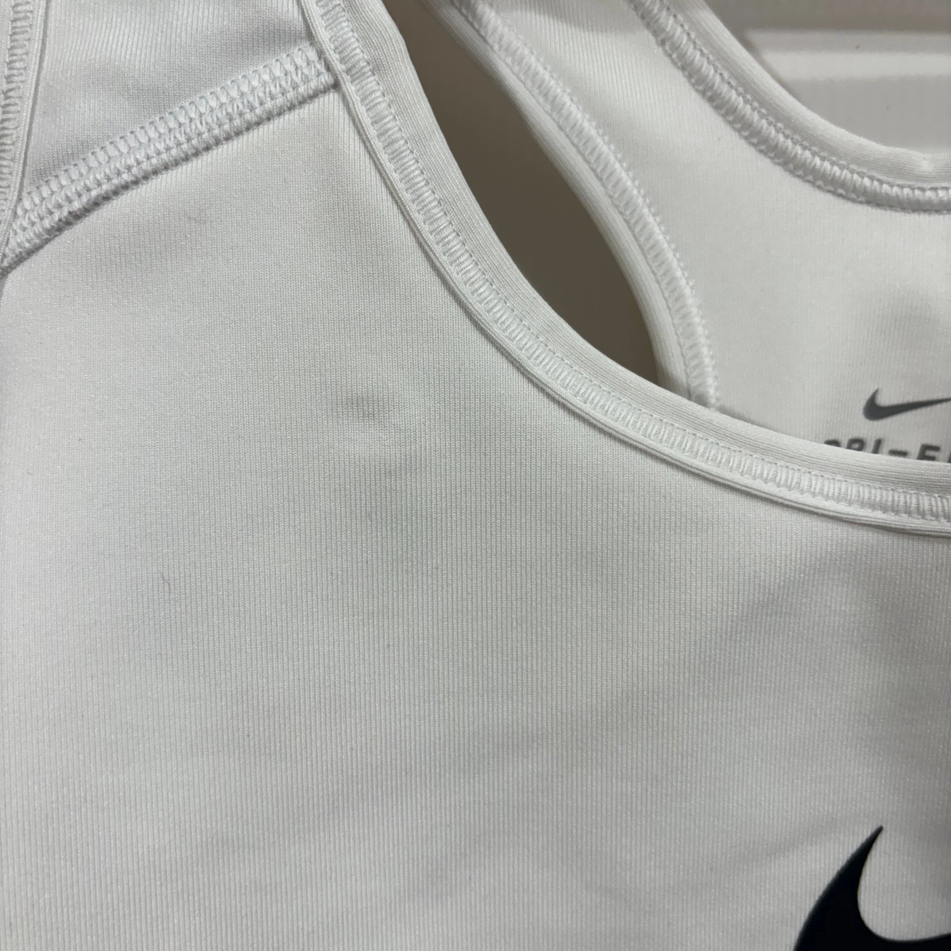 Athletic Bra By Nike Apparel In White, Size: 3x