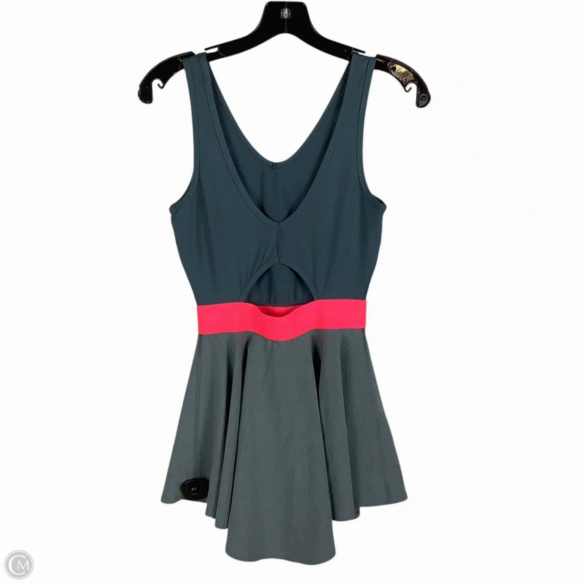 Athletic Dress By Nike Apparel In Grey, Size: S