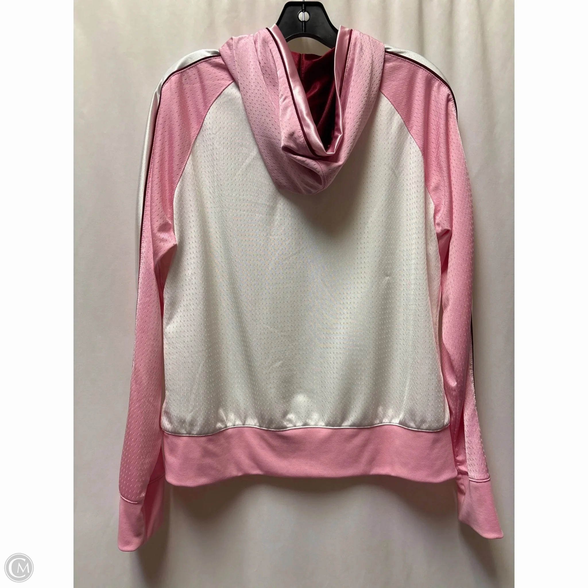 Athletic Jacket By Nike In Pink, Size: Xl