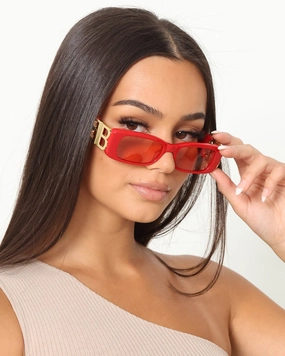 Balenciaga BB0096S-003 51 Red