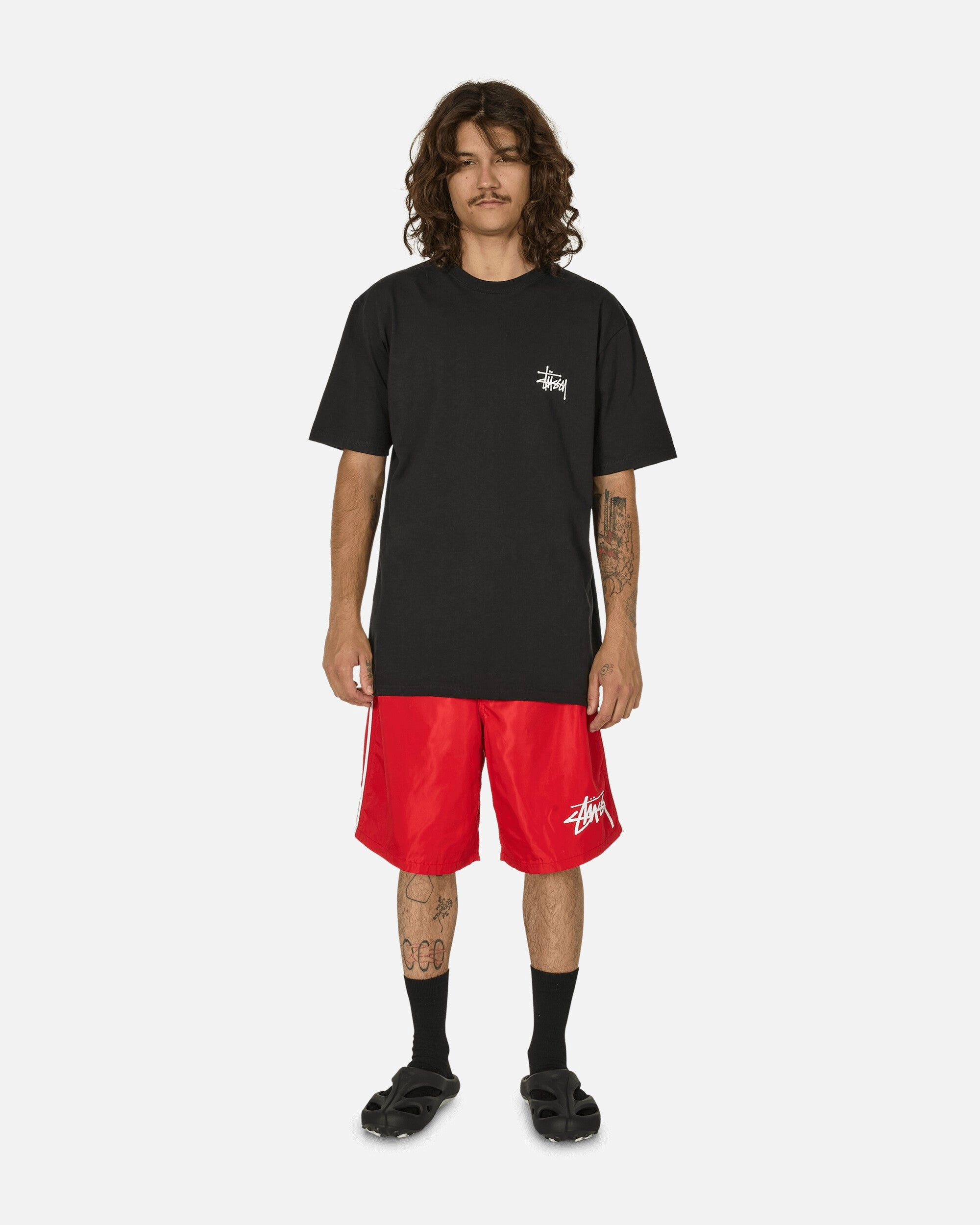 Big Stock Board Shorts Red
