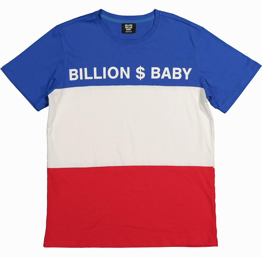 Billion Dollar Baby Tricolour T-Shirt Red/White/Blue