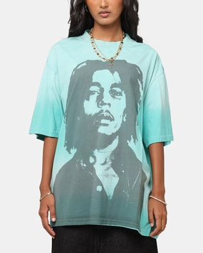 Bob Marley Bob Hem Vintage T-Shirt Washed Blue
