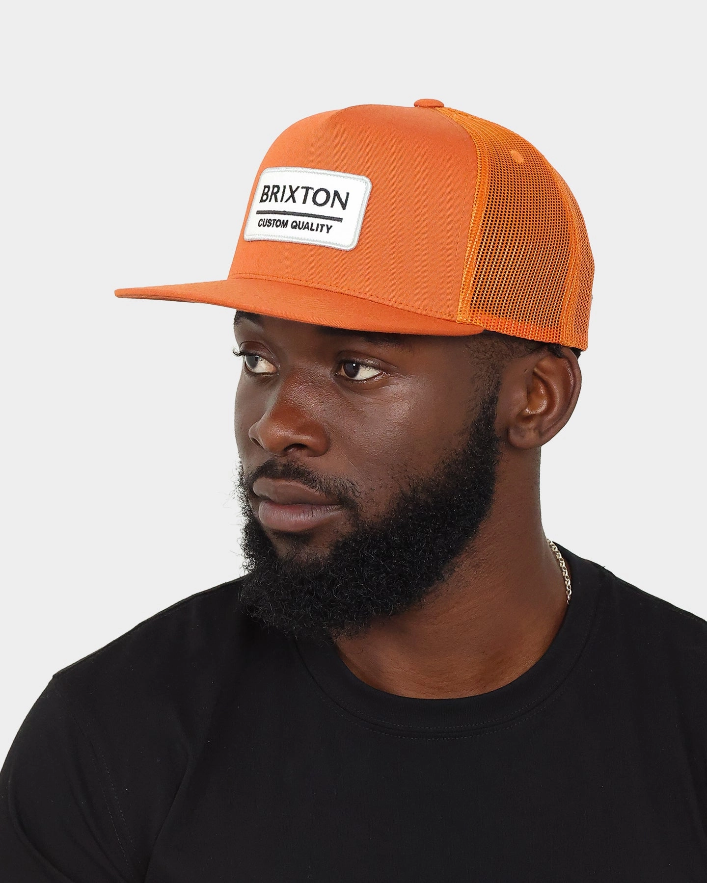 Brixton Palmer Proper MP Mesh Snapback Orange