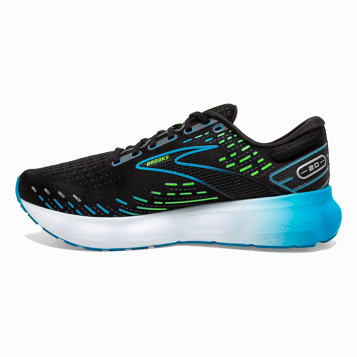 Brooks Glycerin 20 - Black - Hawaiian Ocean - Green