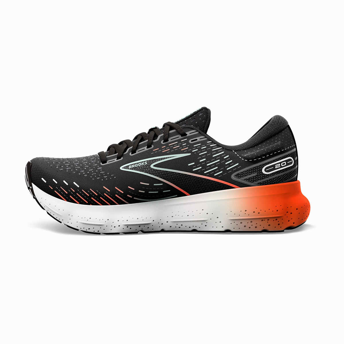 Brooks Glycerin 20 - Black - Red - Opal