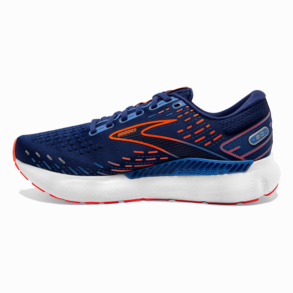 Brooks Glycerin GTS 20 - Blue Depths - Palace Blue - Orange