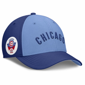 Chicago Cubs Nike Cooperstown Dri-Fit Rise City Blue Flex Hat