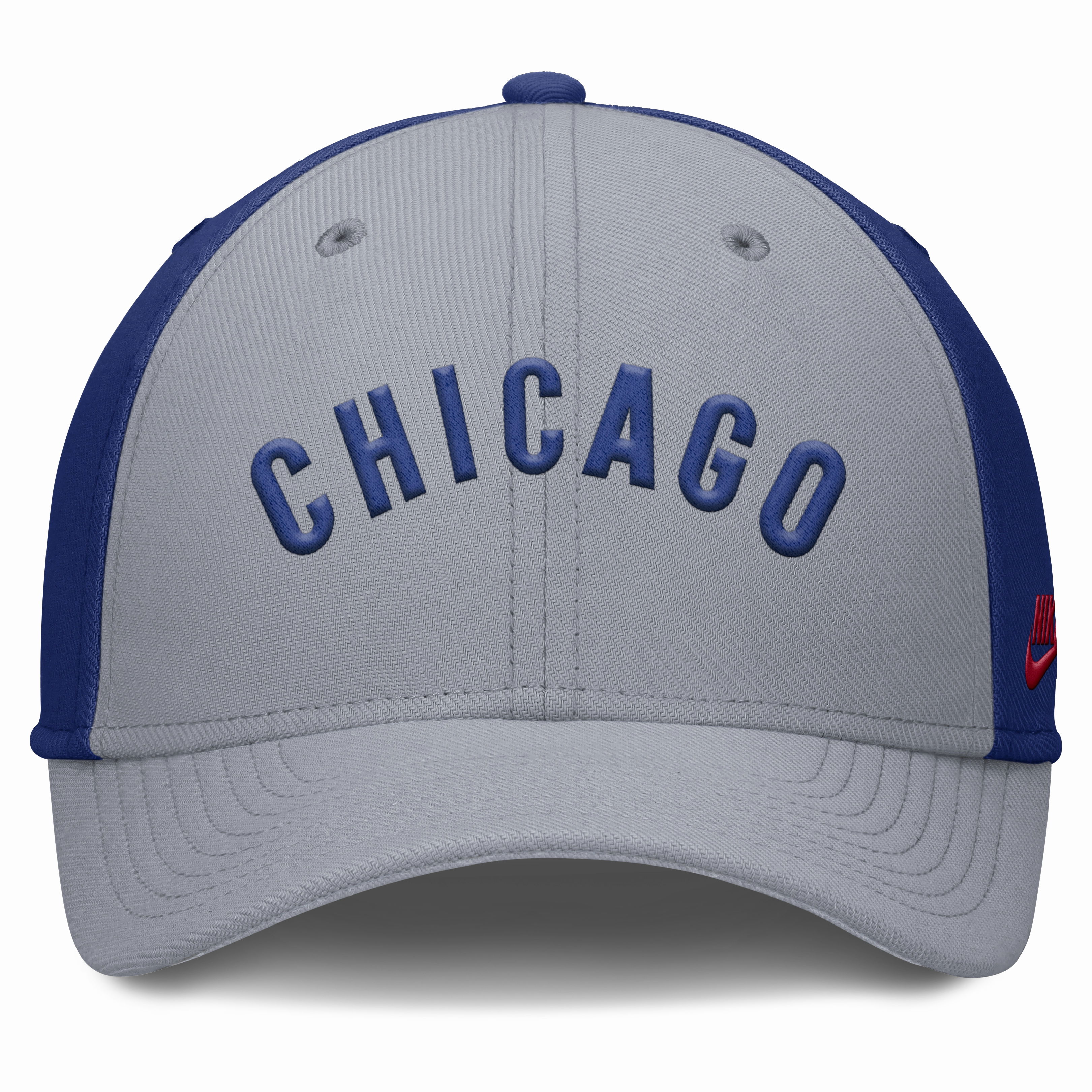 Chicago Cubs Nike Dri-Fit Rise City Gray/Royal Flex Hat