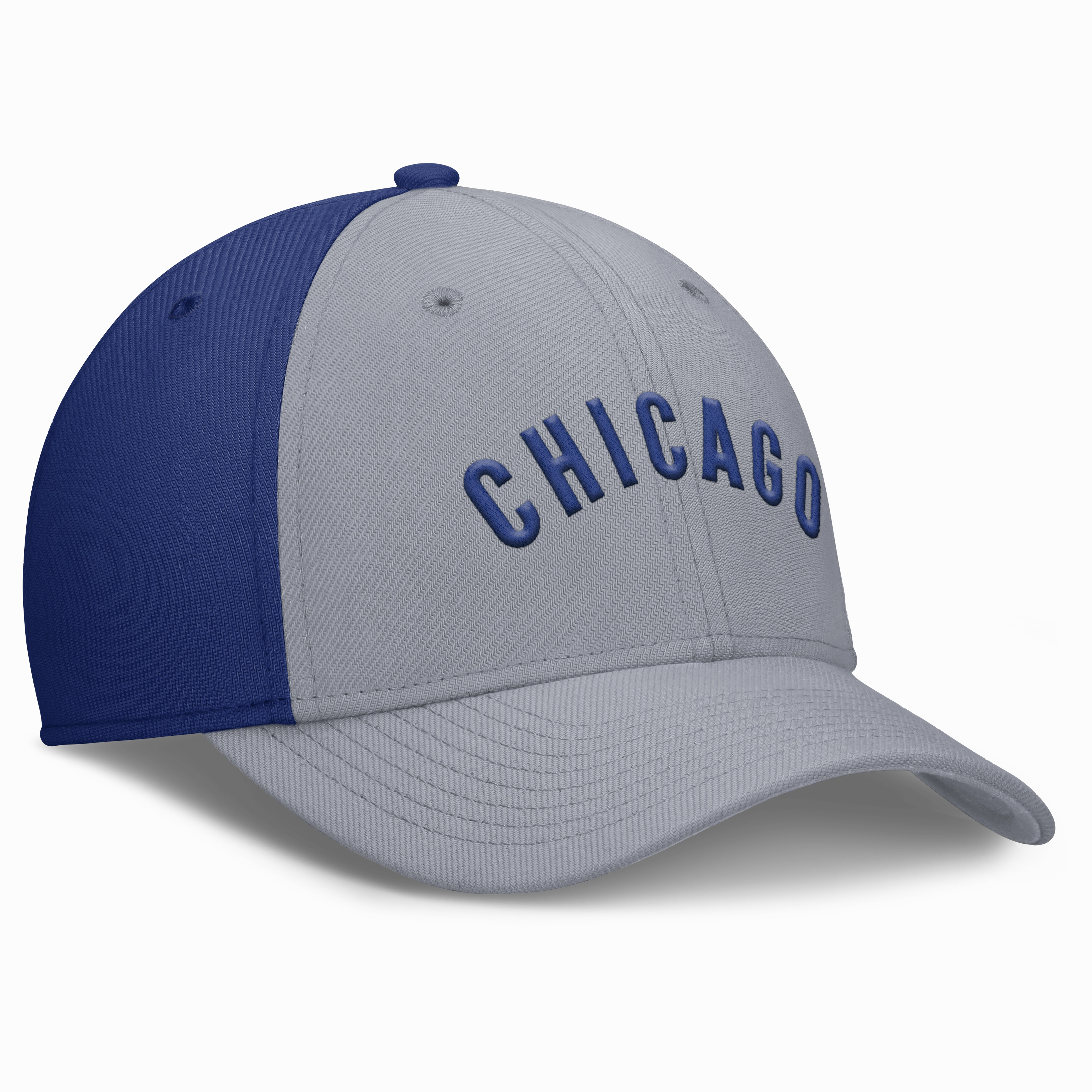 Chicago Cubs Nike Dri-Fit Rise City Gray/Royal Flex Hat