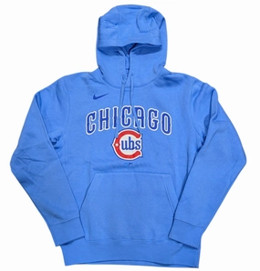 Chicago Cubs Nike Valor Blue Bubble Screen Alternate Blues Pullover Hoodie
