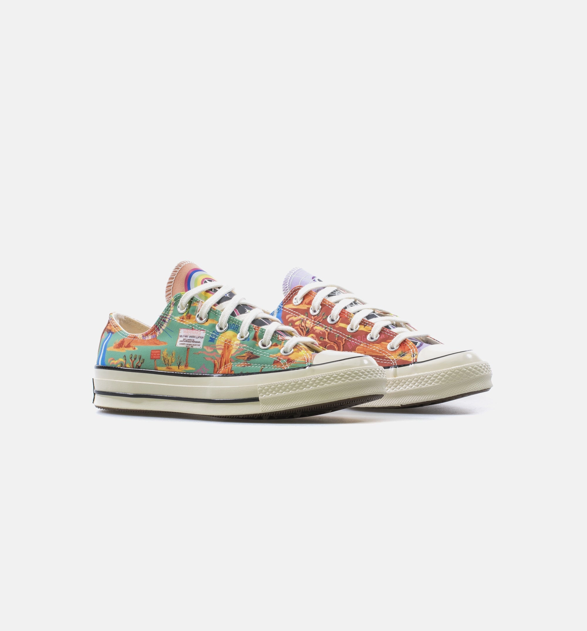 Chuck Taylor 70 Wild West Low Top Mens Shoe - Bone/Multi/Orange/Blue