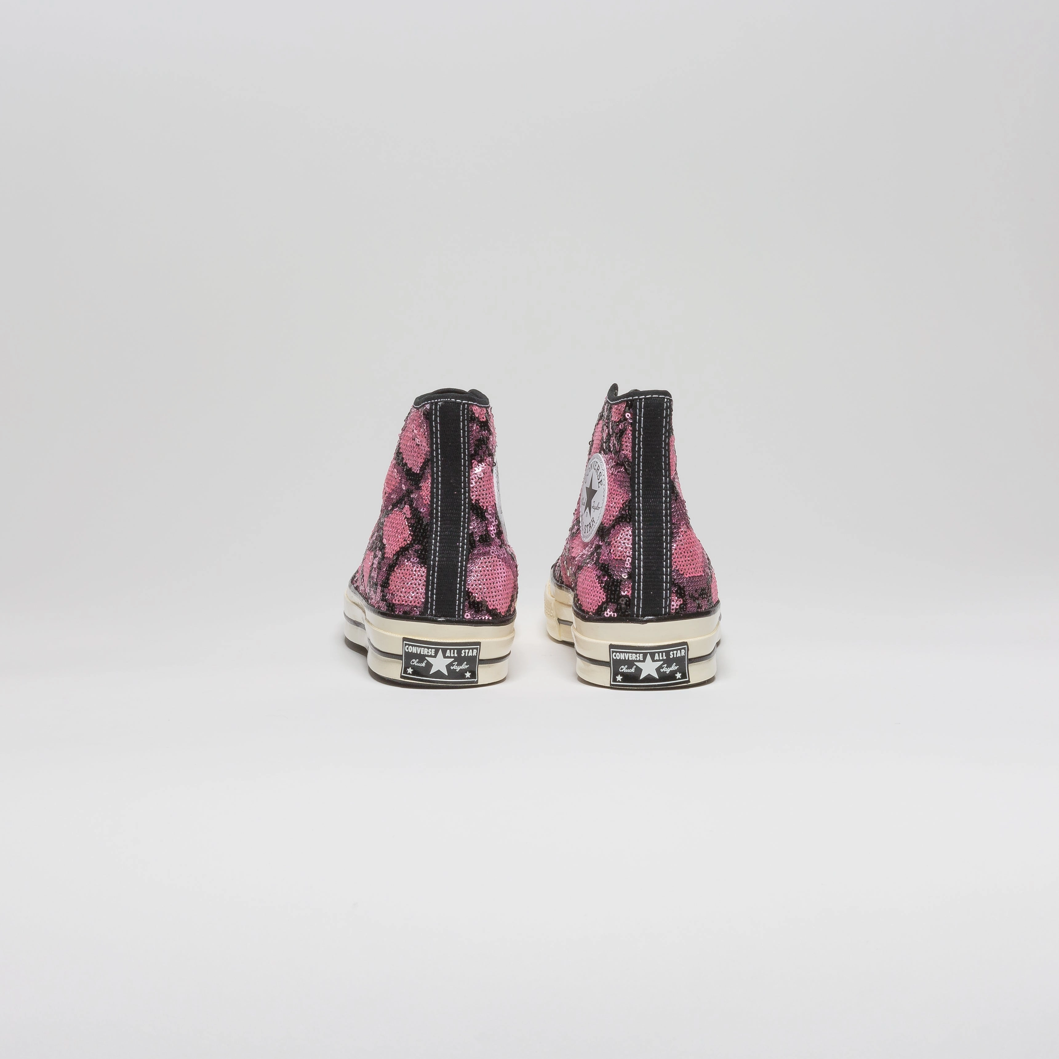 Chuck Taylor All Star Sequin High Top Mens Lifestyle Shoe - Black/Pink
