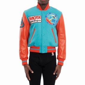 Classic Varsity Jacket 'Space Cyan Blue'