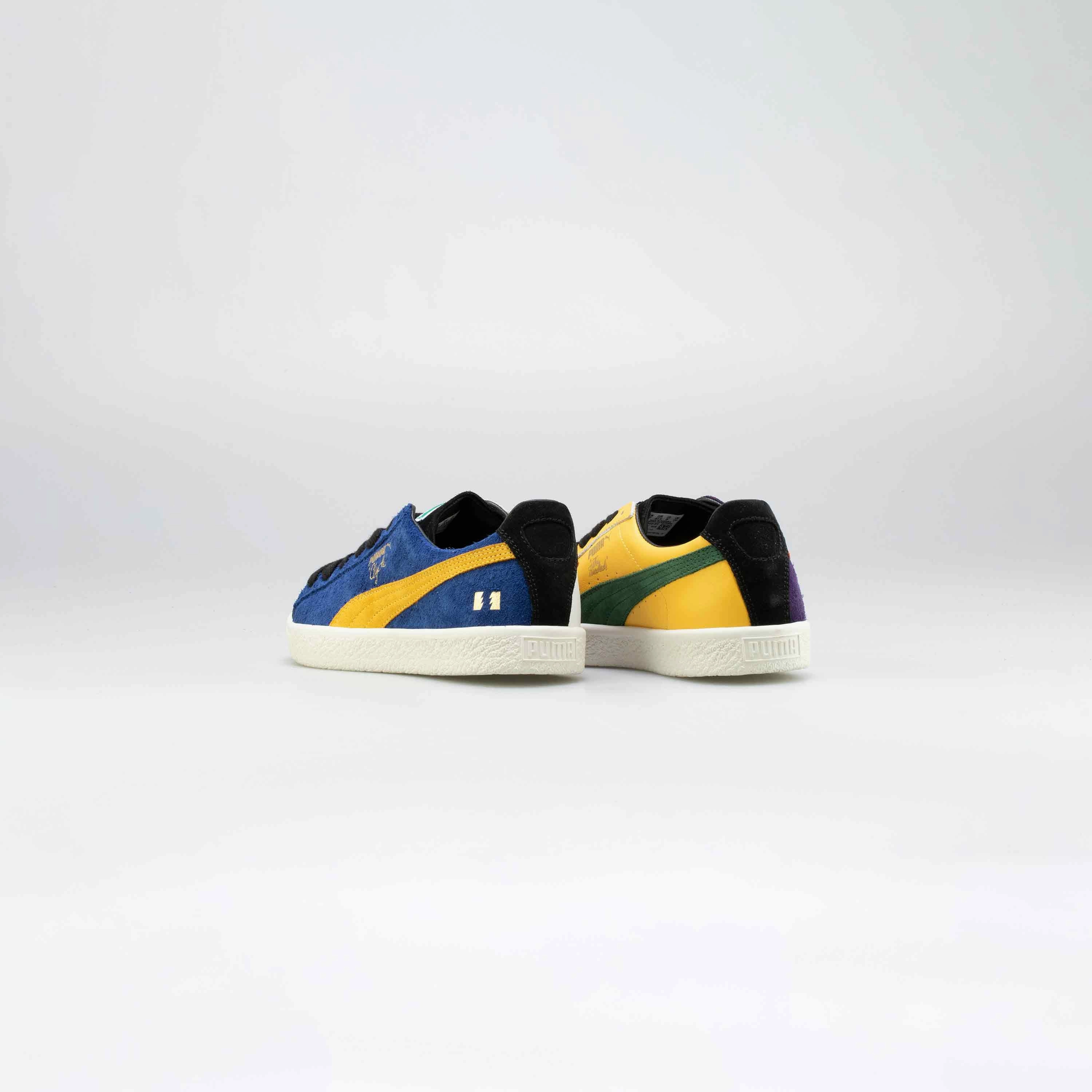 Clyde X the Hundreds Mens Lifestyle Shoe - Blue/Yellow