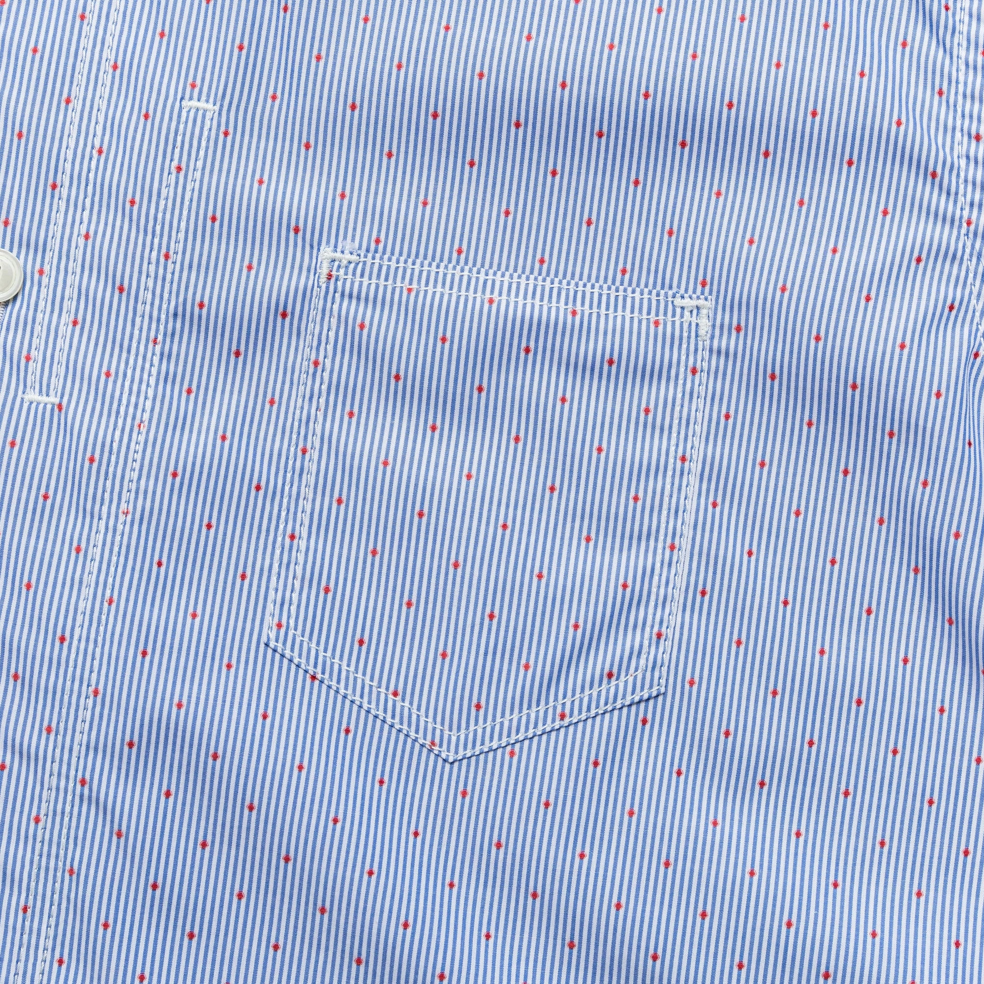 Cotton Stripe x Cotton Chambray - Blue/Grey