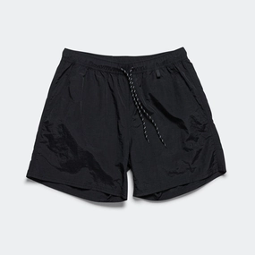 Crinkle Nylon Bianco Short - Navy