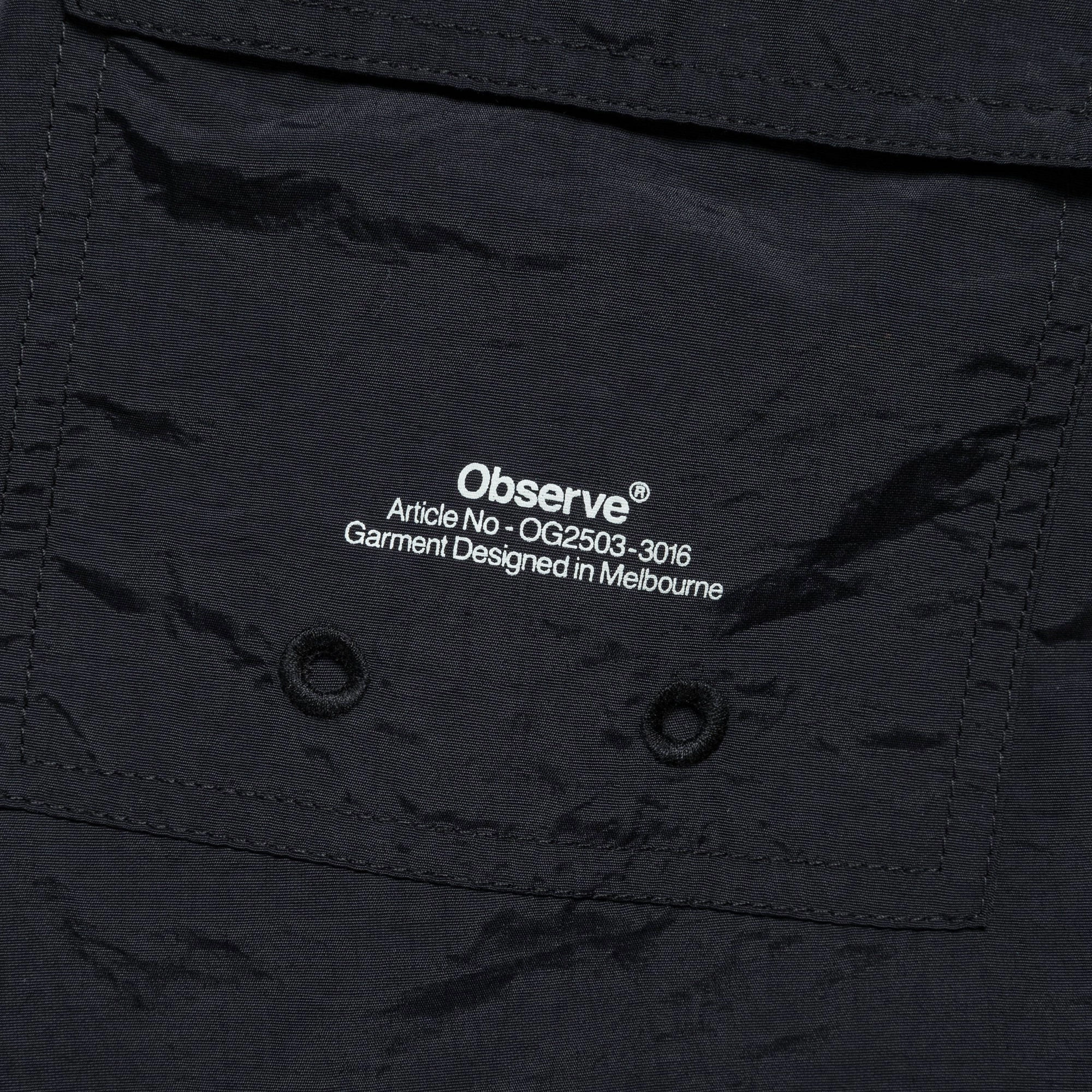 Crinkle Nylon Bianco Short - Navy