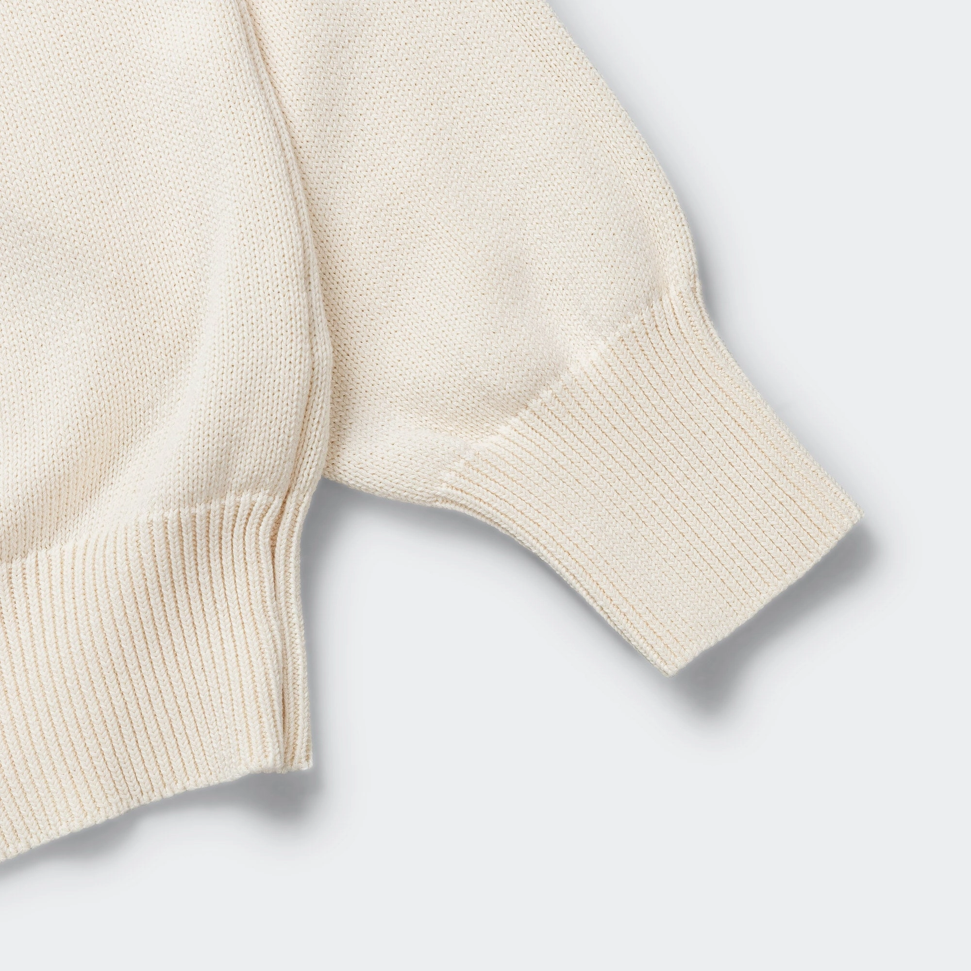 Cross Over Crew - Dry Cotton Ecru