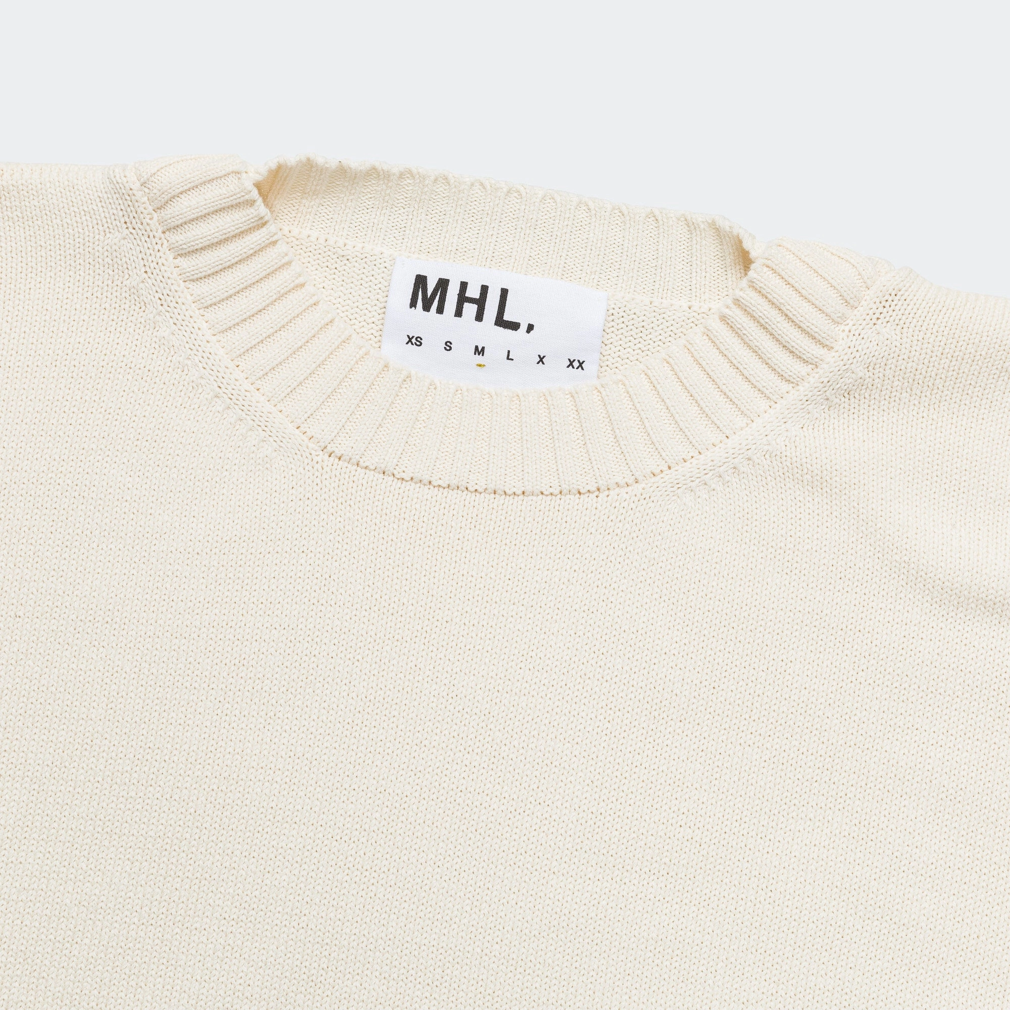 Cross Over Crew - Dry Cotton Ecru