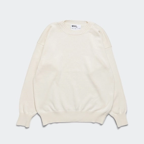 Cross Over Crew - Dry Cotton Ecru