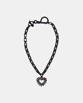 Crush Pendant Necklace Black