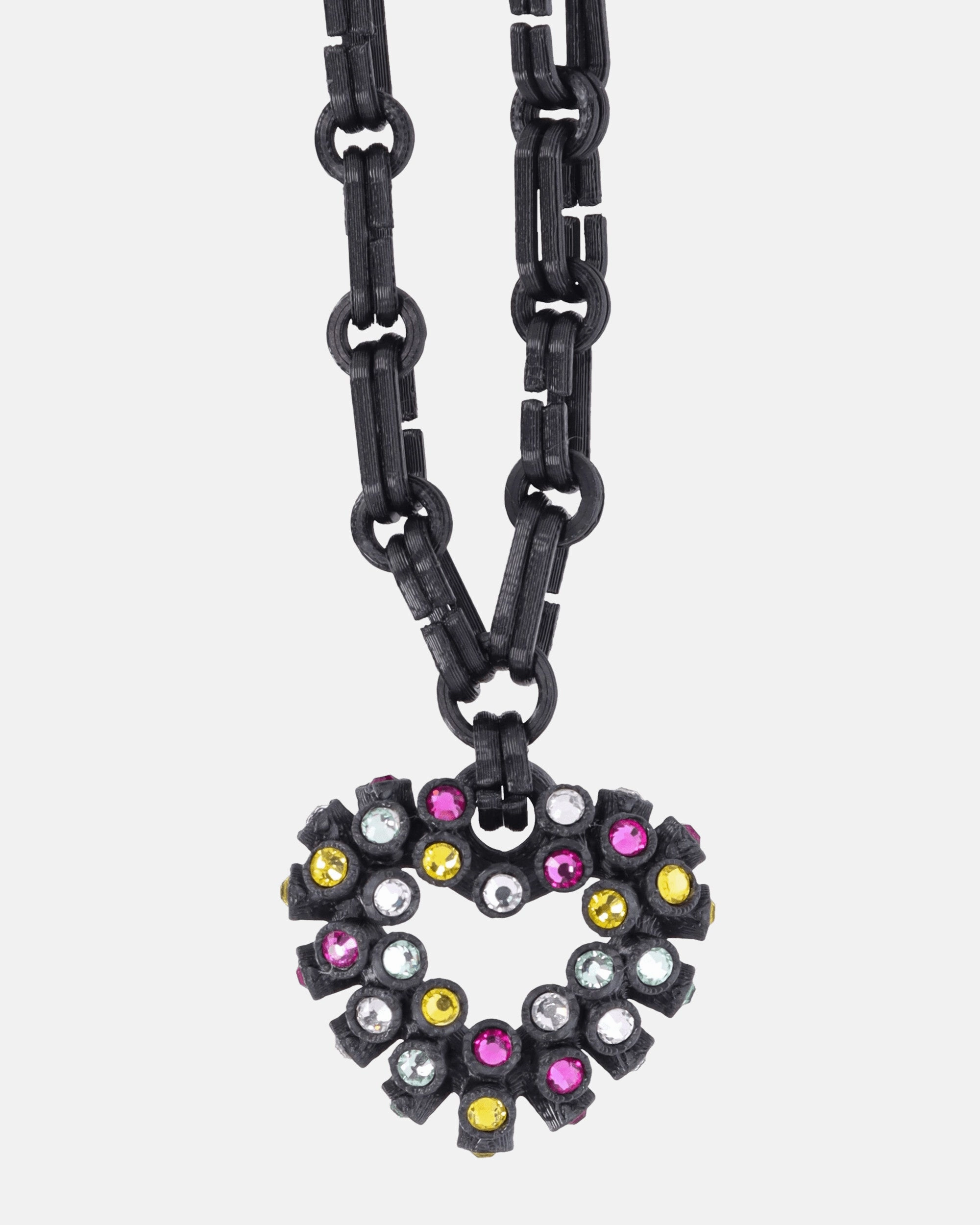 Crush Pendant Necklace Black