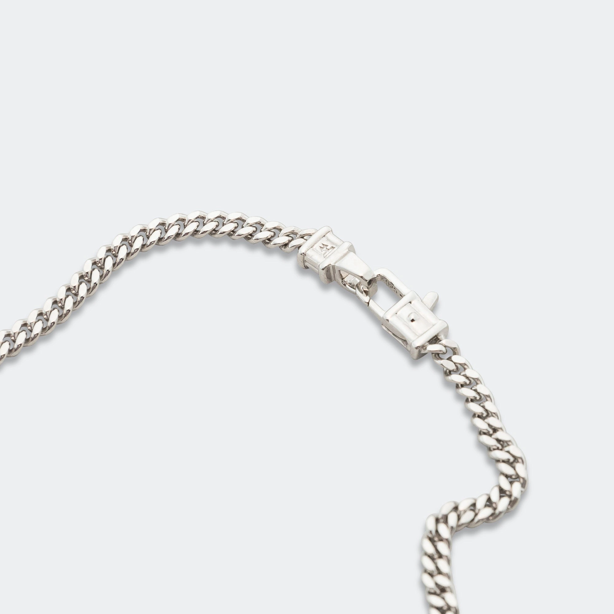 Curb Bracelet M - 925 Silver
